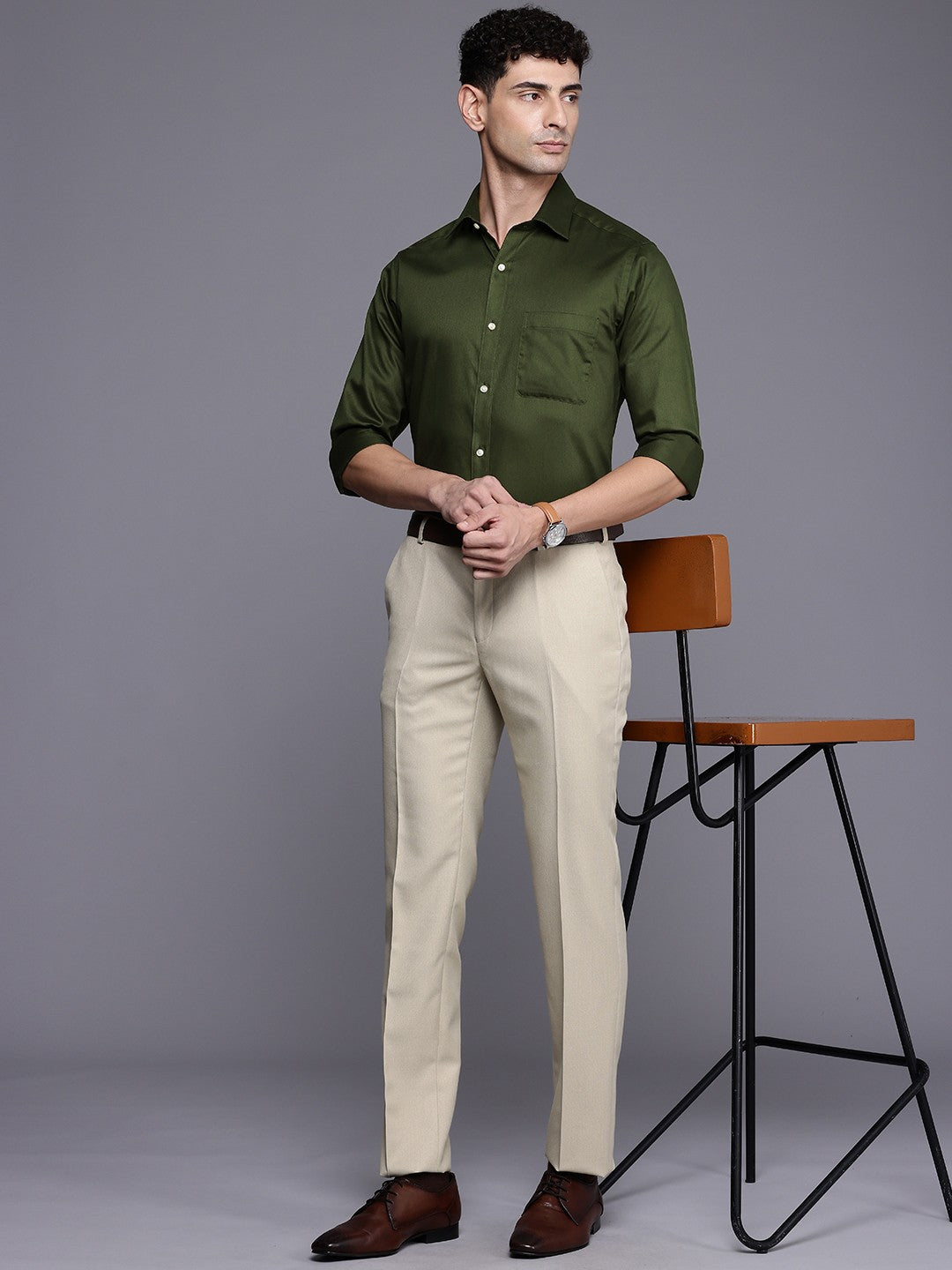 100% Cotton Formal Shirts for Men : Slim Fit