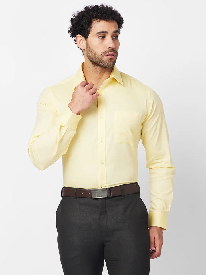100% Cotton Formal Shirts for Men : Slim Fit