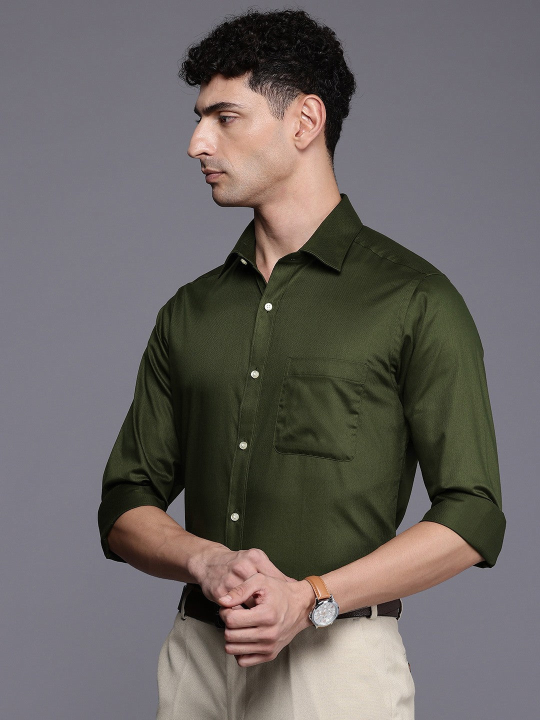 100% Cotton Formal Shirts for Men : Slim Fit